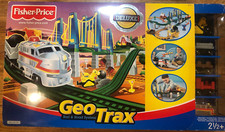Fisher-Price Geotrax Rail Road System Deluxe Elevation Railway / Engine HTF
