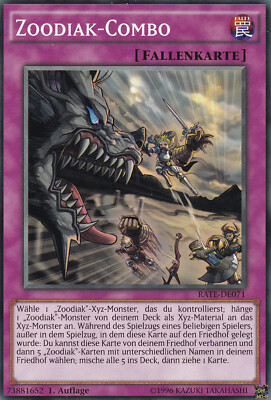 Yu-Gi-Oh RATE-DE071 Zoodiak Combo 1 Aufl. Common NM