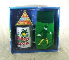 Elf The Movie Christmas Holiday Gift Set 12 oz Mug Crew Socks & Ornament New