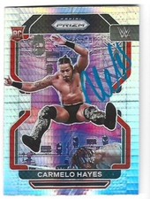 Carmelo Hayes Signed 2022 WWE Panini RC ROOKIE Refractor Trading Card IP AUTO