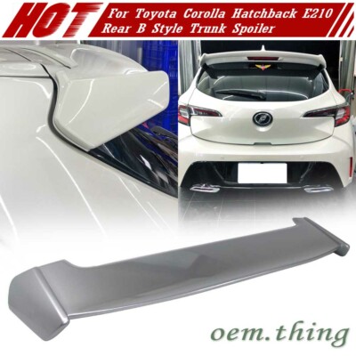 2018-2026 Painted Fits TOYOTA Corolla Auris E210 5D B Type Rear Trunk Spoiler