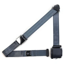 Blue Aviation Shoulder Belt Front Seat RetroBelt Classic Seatbelt Safety