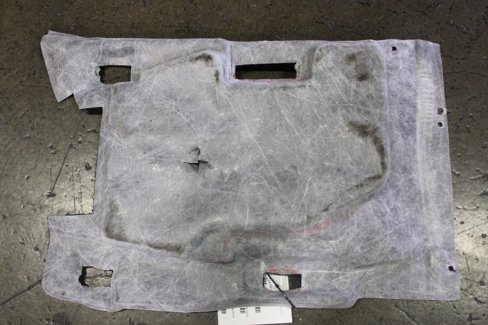 Ferrari 599 GTB, LH, Left, Front Carpet, Rear Section, Used, P/N 68556300