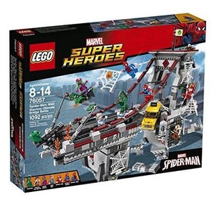 Image result for lego spiderman bridge