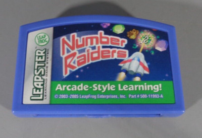 Leap Frog Leapster NUMBER RAIDERS Game Cartridge