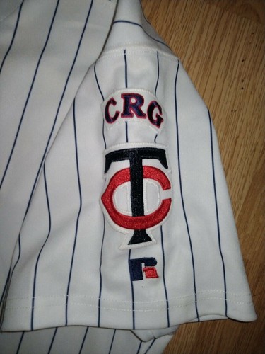 Russell Athletic Diamond Minnesota Twins Anthony John Pierzynski Sewn Jersey 48 - Picture 5 of 11