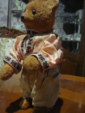 1960s USSR Russian Soviet MECHANICAL Toy Doll TEDDY BEAR