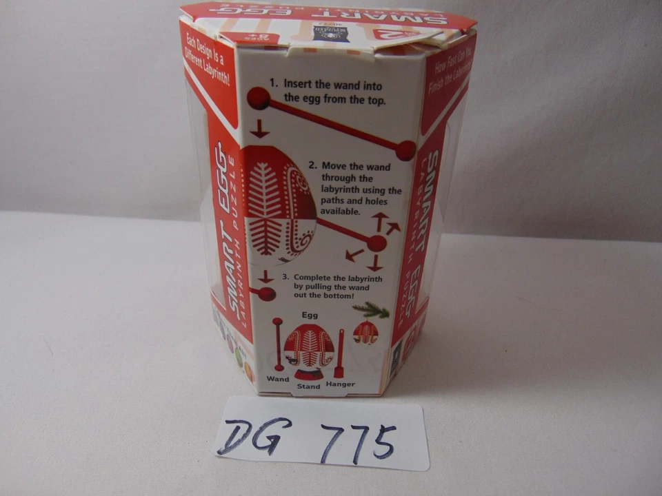 Новый BePuzzled Smart яйцо лабиринт головоломка красный уровень 2 возрастов 8 + 30772 с подставкой - Изображение 4 из 4