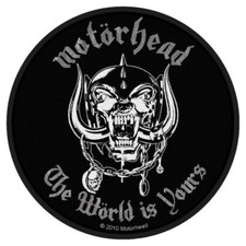 MOTORHEAD the world is yours official patch