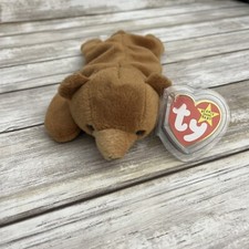 Ty Beanie Original Baby CUBBIE The Bear Retired Style 4010 NWT 1993 DOB 11-14-93