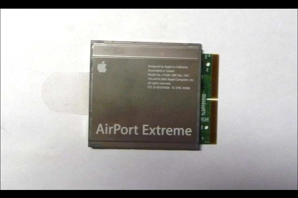  Tarjeta Apple AirPort Extreme A1026 - Funciona con G4 G5 IBook PowerBook Imac Emac  Foto 2 de 2
