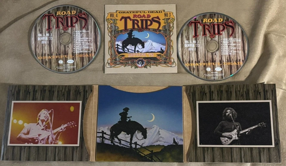 GRATEFUL DEAD -Road Trips Vol. 4 No. 3: Denver '73. 2x CD rare set (no 3rd disc) - Image 3 of 4