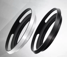 Slim Low Profile Metal Curved Wide Angle Lens Hood for Leitz Voigtlander Canon