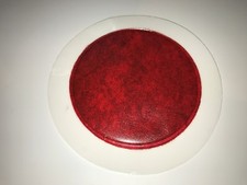 MENGE 100 GENEHMIGUNGS-/STEUERSCHEIBENHALTER REF ROT LEDEROPTIK