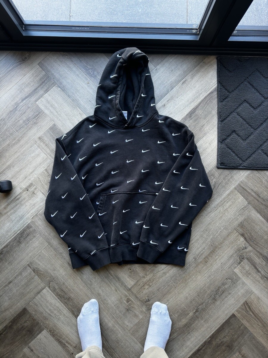 all over swoosh nike hoodie
