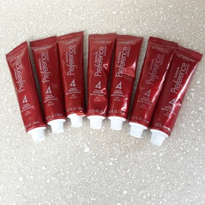 Loreal Superior Preference Infinia Color Refresher #4 RED x7 Lot | eBay