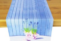 Lotus Effekt TischläUfer Hyazinthen 40X160 Mit Fleckschutz Eyecatcher FrüHling