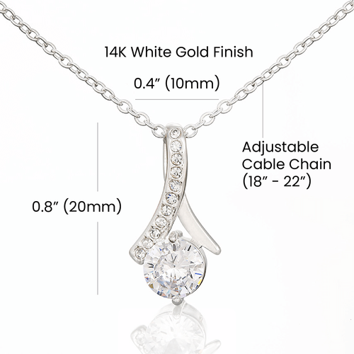 Personalized Bonus Daughter Necklace - Sentimental Stepmom Gift for Mother’s Day - Picture 4 of 11