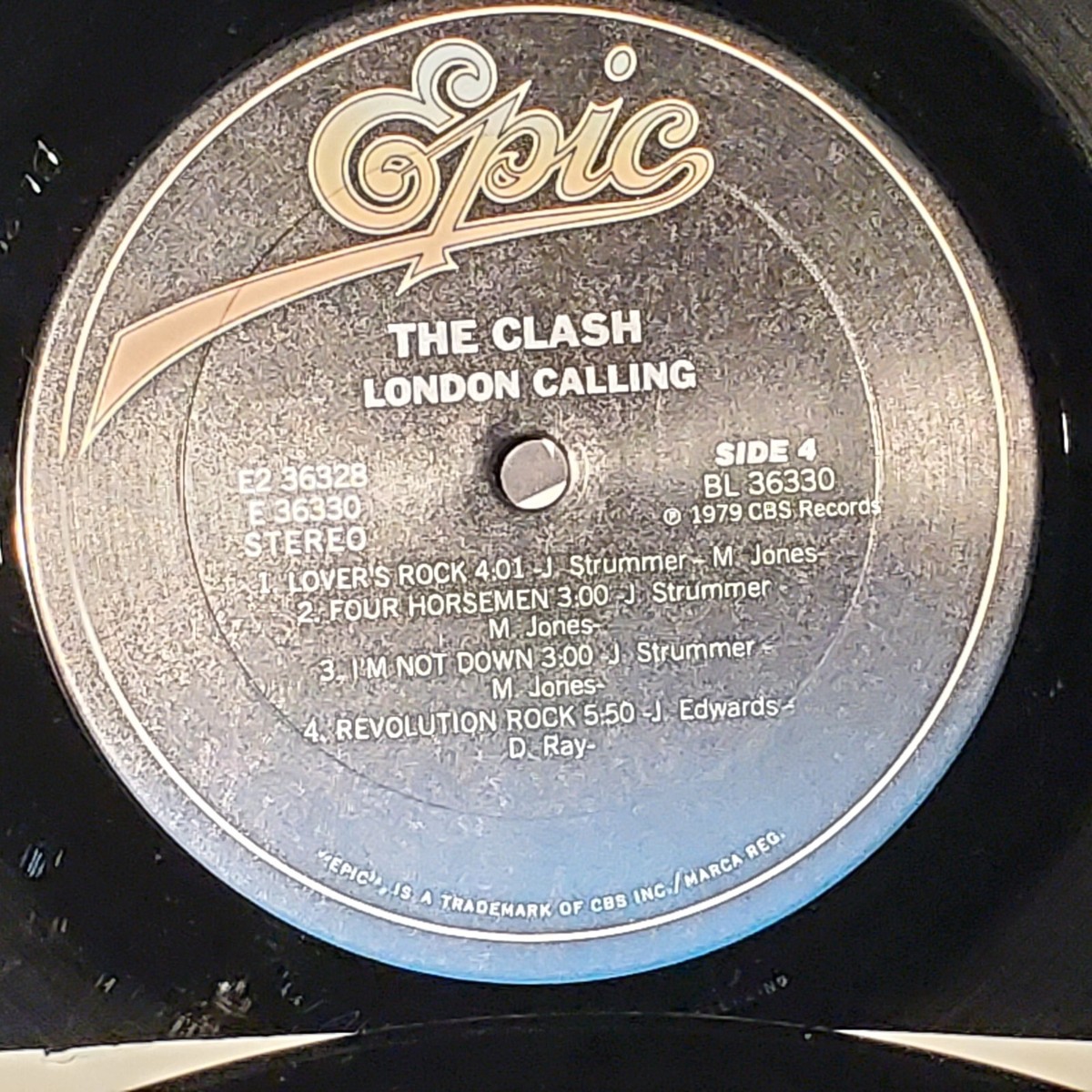 The Clash London Calling LP Joe Strummer Mick Jones 1979 Epic E2