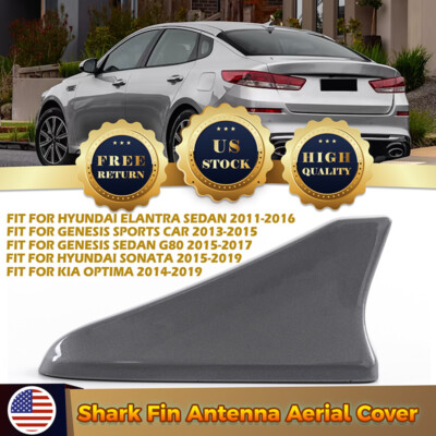 New For 2012 -2017 2014 Hyundai Veloster EB Shark Fin Roof Antenna Cover Grey US