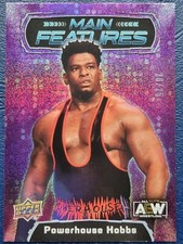 2022 AEW Powerhouse Hobbs Purple Main Features /25 Trading Card Upper Deck 74196
