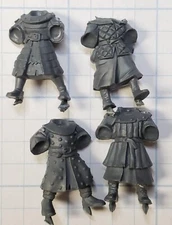Warhammer Old World Kingdom of Bretonnia Bits Men at Arms Armored Torsos x4 Set
