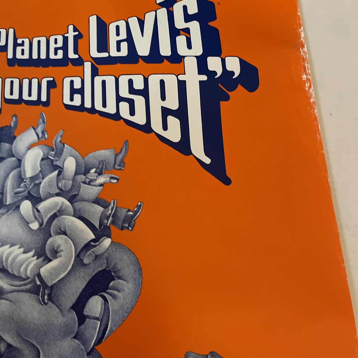 1967 Levi's Jeans Poster: I'm from the Planet Levi's Take Me To