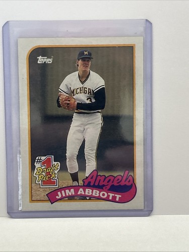1989 Topps - #573 Jim Abbott, Jim Abbott