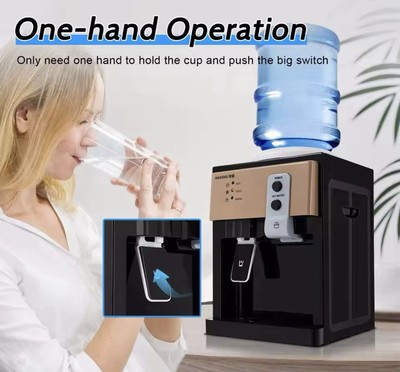 Water dispenser 5 gal office: hot/cold, self-supporting high loading