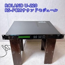 Roland U-220 RS-PCM Sound Module Rack Synth MIDI Vintage Tested Working Japan