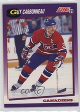 1991-92 Score American Guy Carbonneau #19 HOF 14m3