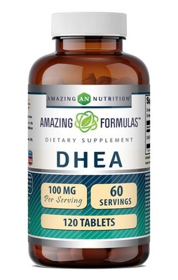 Amazing Formulas DHEA 100 Mg per Serving | 120 Tablets Supplement | (Dehydroepia