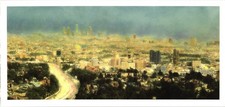 View from the Hollywood Hills California Postcard Unposted