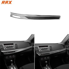Real Carbon Fiber Center Console Dashboard Cover For Mitsubishi Lancer Evo 08-15