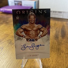 LEX LUGER 2022 CHRONICLES ORIGINS WWE LEGENDS AUTO #OA-LLG Q4917