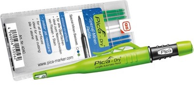 Pica 3030 + 4040 Dry Pen including Special Lead Base Set, Carpenter's Pencil,...