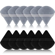 12 Pcs Triangle Powder Puff Makeup Sponge Sof...