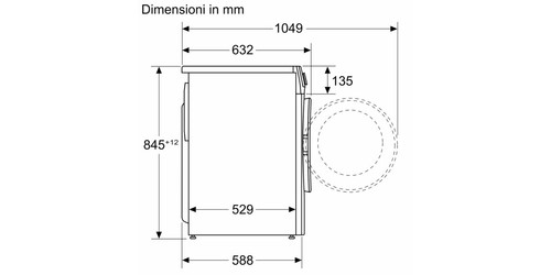Lavatrice 10kg Classe A 1400 giri Motore Inverter WATERPLUS BOSCH WGG254Z0II - Foto 5 di 5