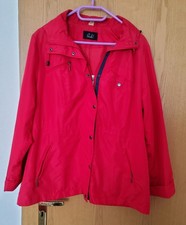 Damen Übergangsjacke Gr. 46 in rot