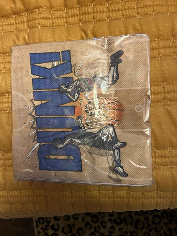 Juego de fiesta de platos de papel de baloncesto tenedores mantel servilletas NBA.      E Foto 2 de 4