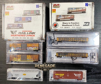 #ad Micro Trains by Atlas N Scale 11 Car First Release Lot Grit N Grime Weathered #2 $375.00