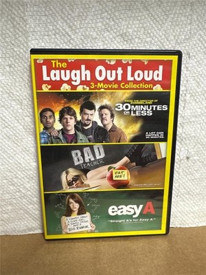 Laugh Out Loud: 30 Minutes or Less / Bad Teacher / Easy A (DVD, 2-Disc Set)