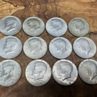 MIXED  Kennedy Half Dollar 40% Silver Coins Lot Of 12 NO RESERVE