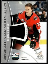 2019-20 SP Game Used 2019 NHL All-Star Skills Fabric Thomas Chabot #AS-TC