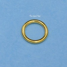7MM 19 Gauge 14k Solid Yellow Gold Open Jump Ring Quantity: 1