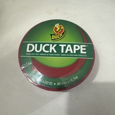 Color Duck Tape Brand Duct Tape, 1.88 in. x 20 yd., Red Free Shipping