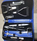 Brand Quality 10 Piece Manicure Pedicure Grooming Kit Set Swords