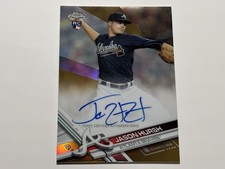 2017 Topps Chrome Rookie On-Card Autograph Gold Refractor 06/50 Jason Hursh RC!