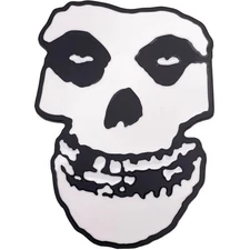 Enamel Magnet - C&D Visionary - Misfits Skull Logo Sign Music Symbol 2.1"x3" NEW