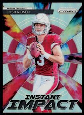 2018 Panini Prizm Josh Rosen II-6 Instant Impact Silver Arizona Cardinals